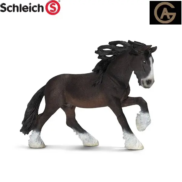 Schleich stallone shire statua