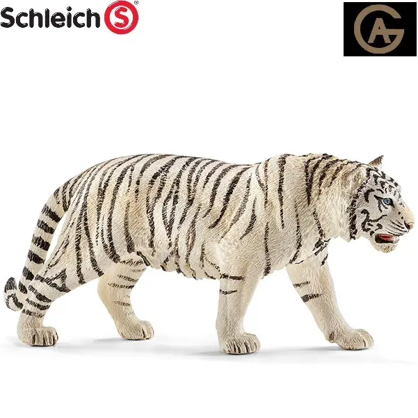 Schleich tigre bianca animaletto in statua