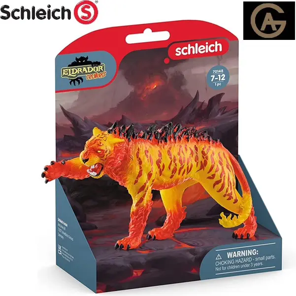 Schleich tigre di lava statuina
