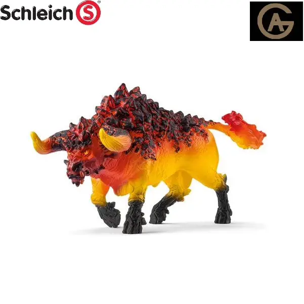 Schleich toro di fuoco statuina