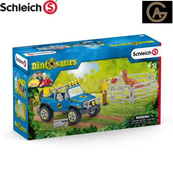 Schleich veicolo 4x4 con dinosauro