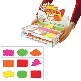 Segnaprezzi Studio 3A 9x6 Assort. SP4 1800 pz.