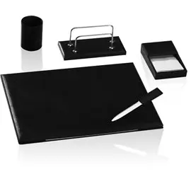 Servizio da Scrittoio Munari 5 pz. 37.1704 Nero