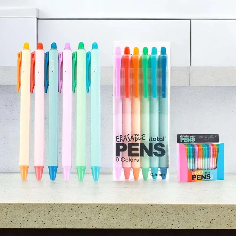 Set 6 Penne Cancellabili iTotal – Inchiostro Gel Termosensibile