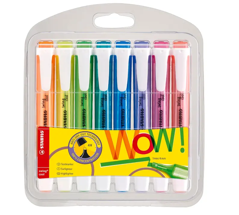 Set 8 Evidenziatori Stabilo Swing Cool 275/8-3