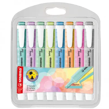 Set 8 evidenziatori Swing Cool Pastel Stabilo