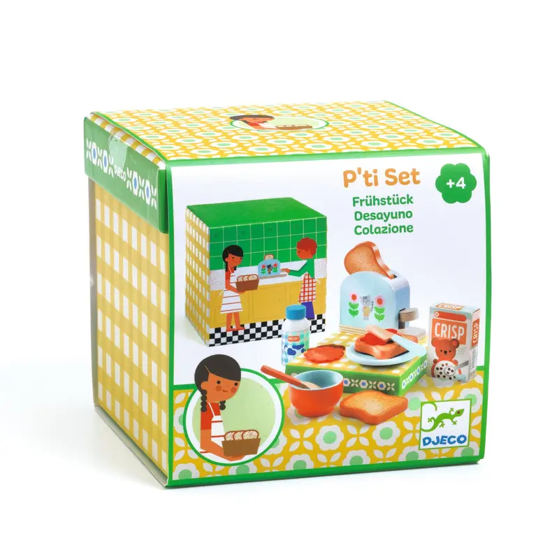 Set Colazione in Legno - Gioco di Imitazione
