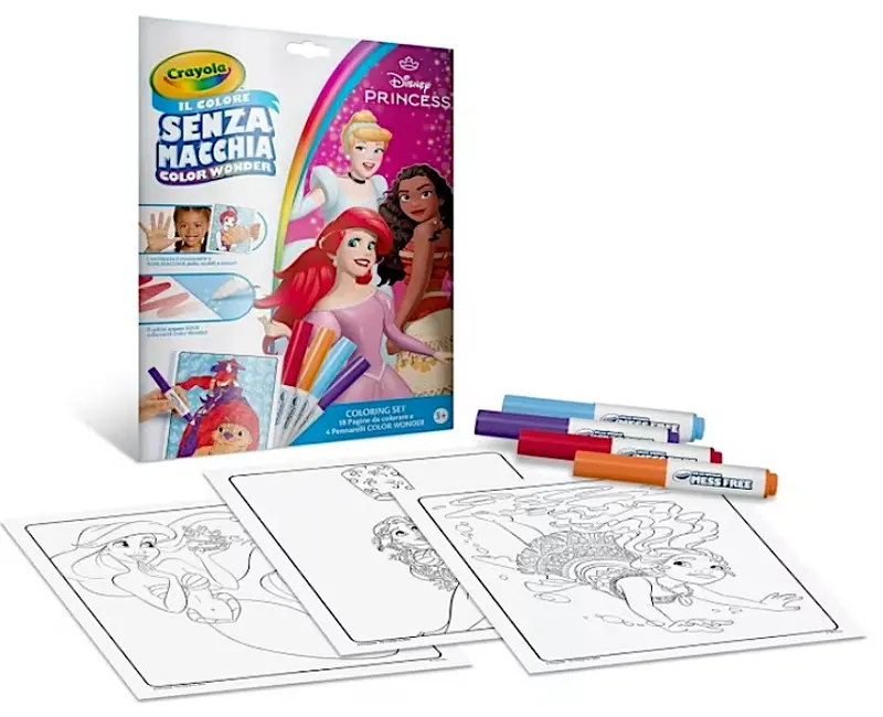 Set Color Wonder Crayola Principesse