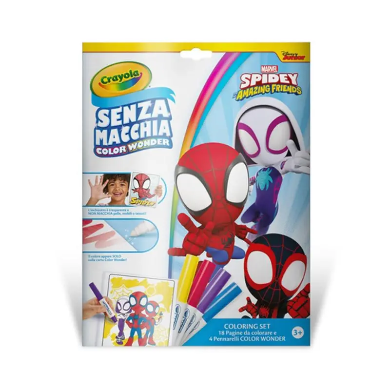 Set Color Wonder Crayola Spidey