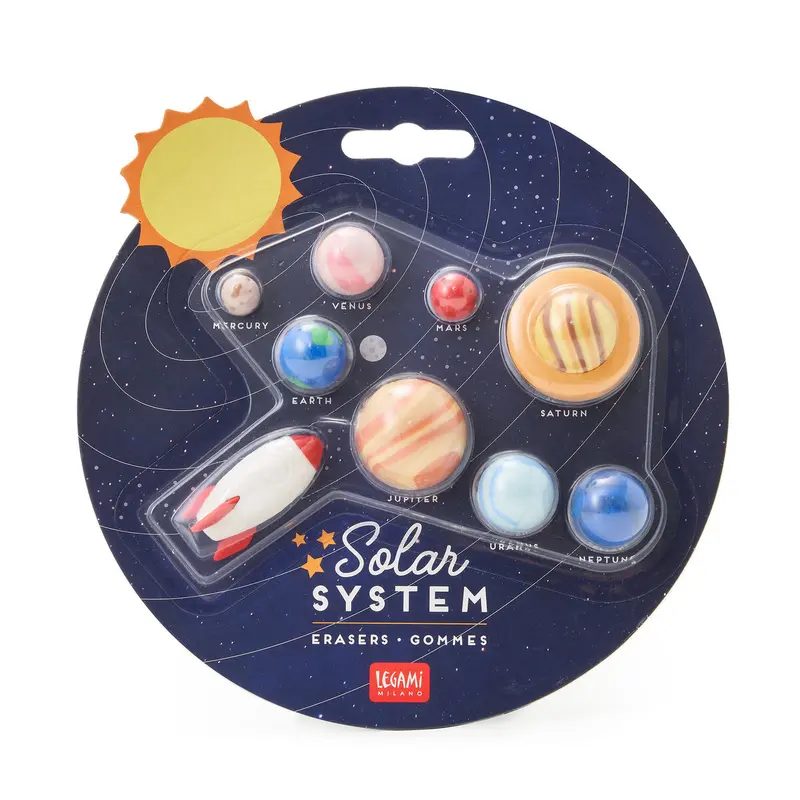 Set di 9 Gomme - Solar System