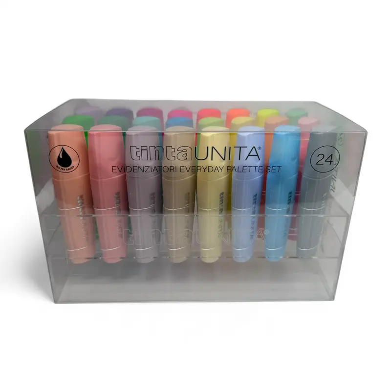 Set Evidenziatori Everyday Palette 24 Colori Acrilico.