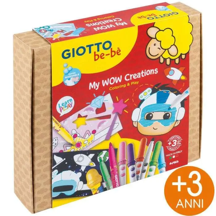 Set Gioco Creativo Giotto be-bè My WOW Creations