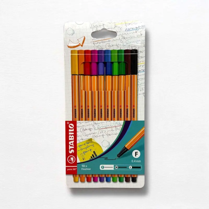 Set Stabilo Point 88 – 10 Colori Assortiti