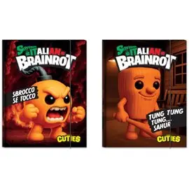 Seven 26 Italian Brainrot Cartelle con elastico dorso 1 cm