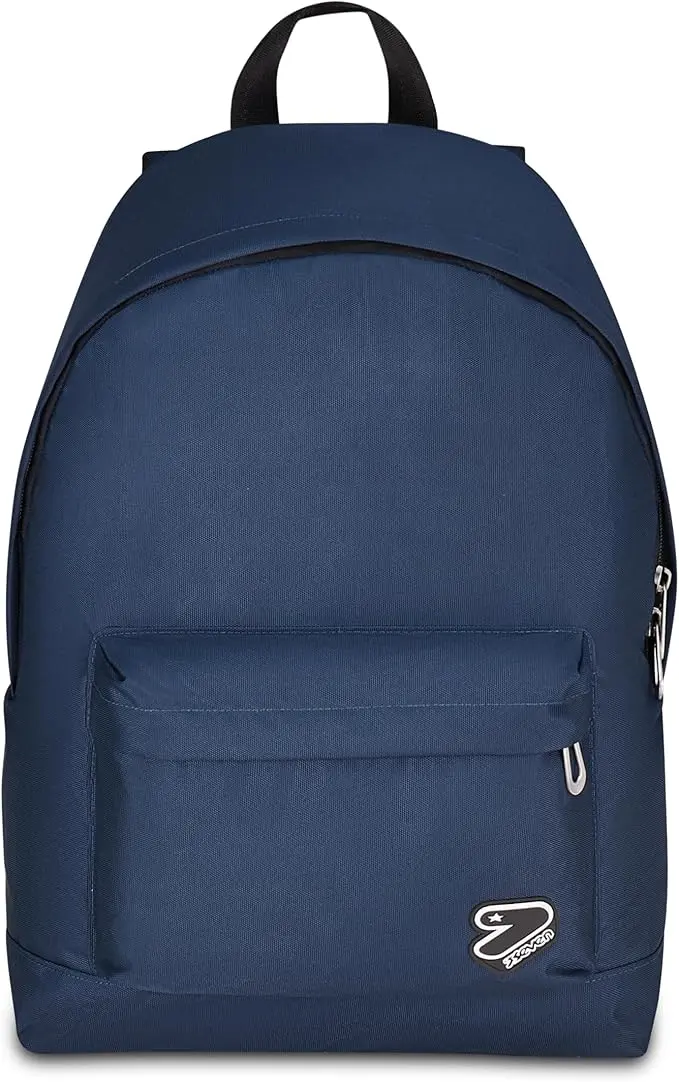 Seven Zaino Scuola TECH LINE, Monoscomparto, Blu, 23 L, Tasche multifunzione, Tasca frontale, Scomparto interno porta pc ablet