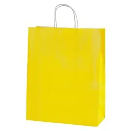 Shopper Monocolore Giallo 14x09x20 25 pz.