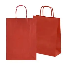 Shopper Sadoch Monocolore Dark Rosso Rubino 46x16x49 25 pz.