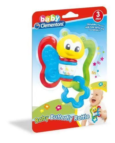Sonaglio farfalla baby giocattolo