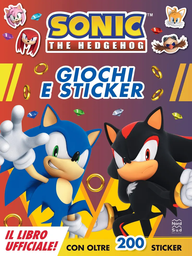 Sonic The Hedgehog. Giochi e sticker