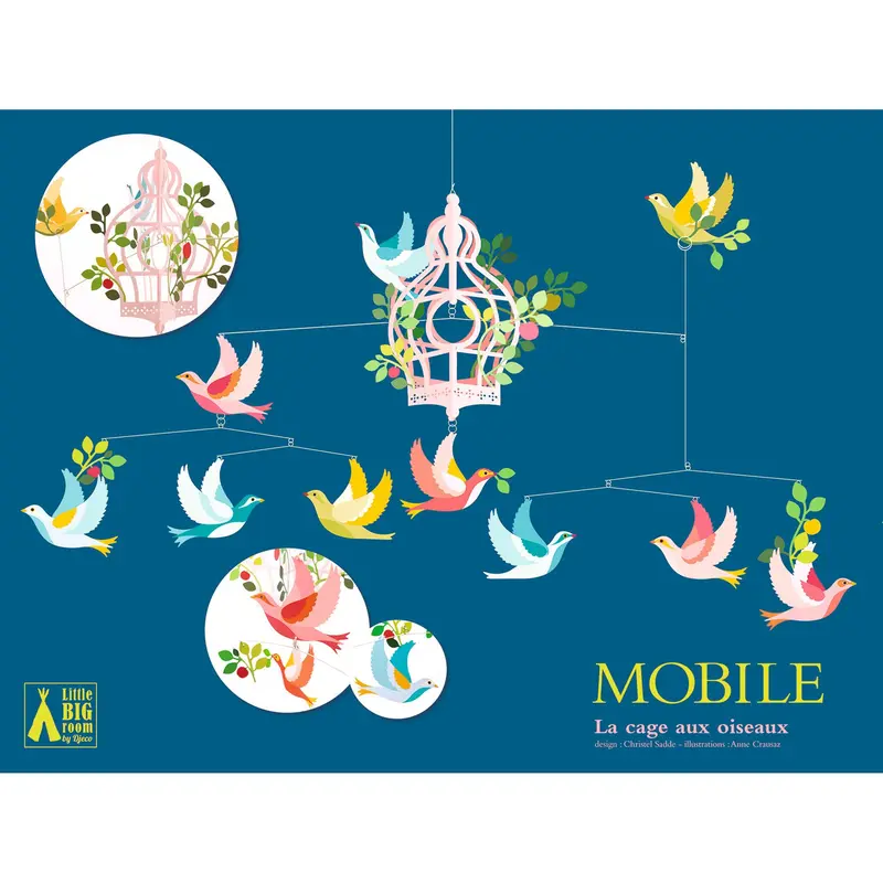 Sospensione mobile - Gabbia per uccelli