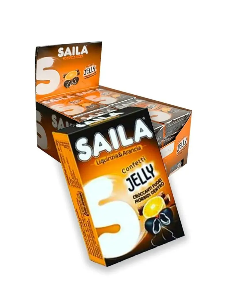 SPERLARI SAILA COMPRESSA ASTUCCIO JELLY LIQUIRIZIA E ARANCIA - Conf. da 1