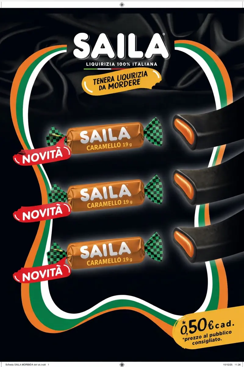SPERLARI SAILA SOFFICE LIQUIRIZIA E CARAMELLO - Conf. da 1