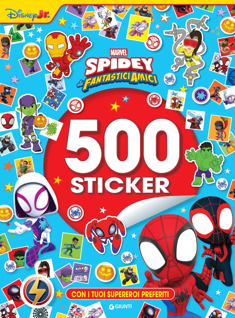 Spidey 500 Sticker - Con i tuoi supereroi preferiti