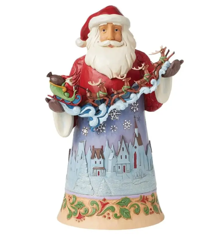 Statuetta Babbo Natale Nel Cielo Notturno Jim Shore