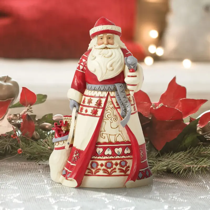 Statuetta Babbo Natale Nordic - Heartwood Creek Jim Shore