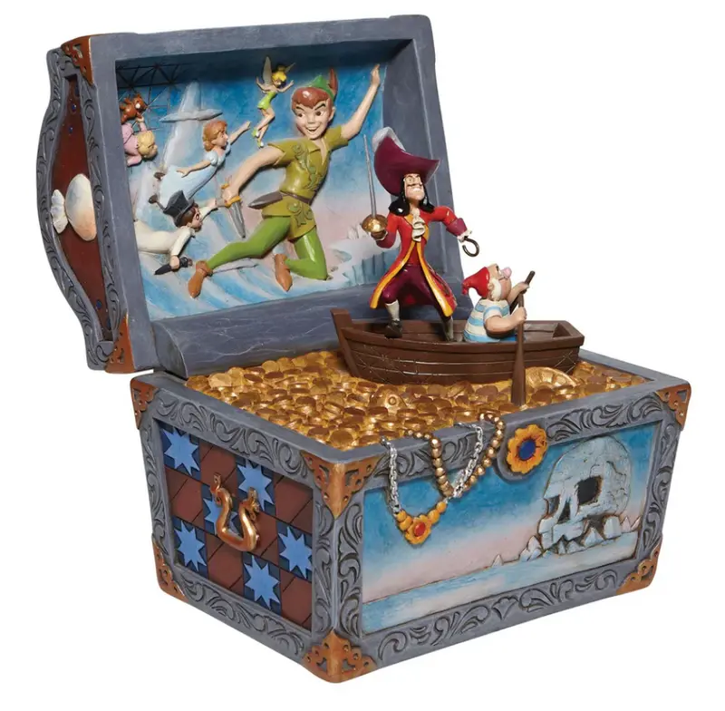 Statuetta Il Tesoro Di Peter Pan - Disney Traditions Jim Shore