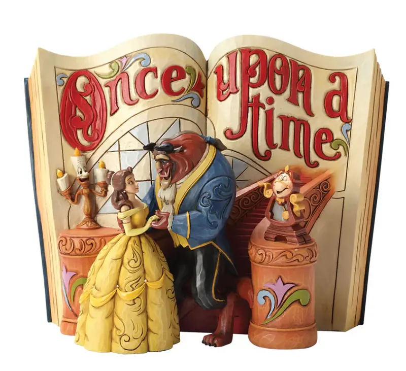 Statuetta La Bella E La Bestia Storybook Disney Traditions Jim Shore