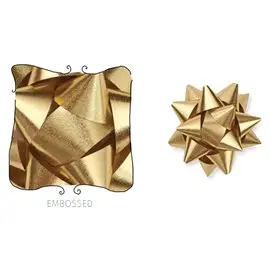 Stelle Goffrate mm. 6,5 diam. mm. 35 100 pz Ass. 00