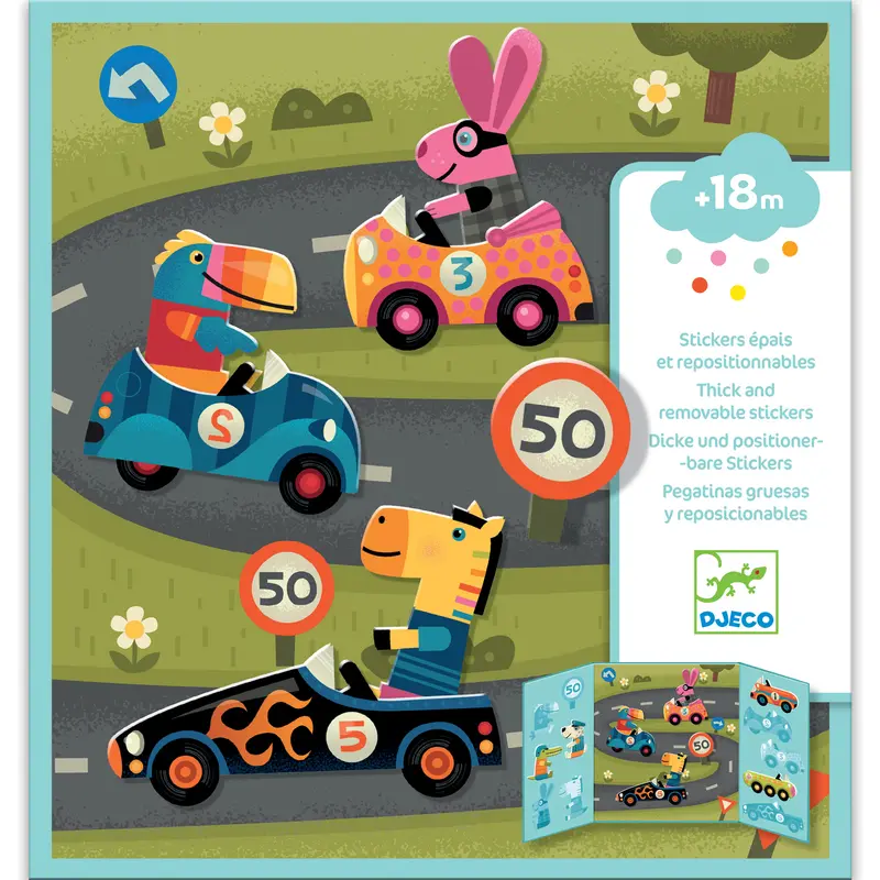 Stickers riposizionabili - Cars