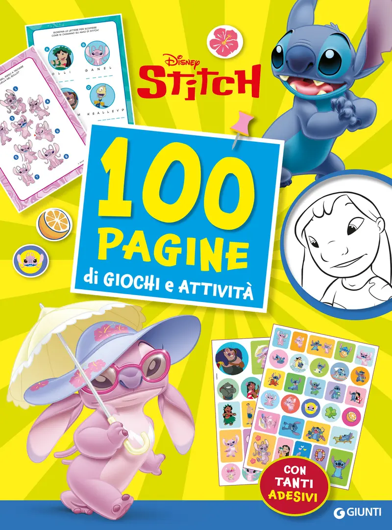 Stitch 100 pagine di giochi e attività. Con Angel. Con tanti adesivi