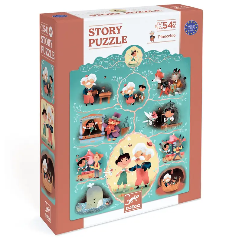 Story Puzzle - Pinocchio 54 pezzi