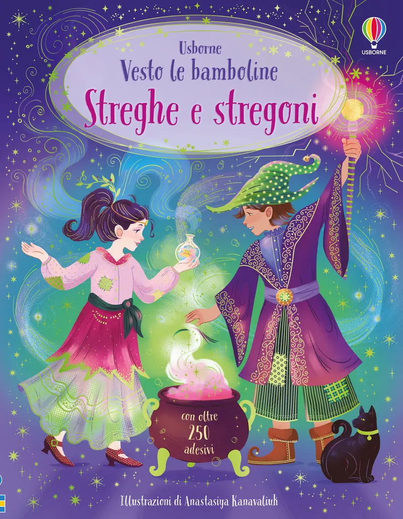Streghe e stregoni. Con adesivi