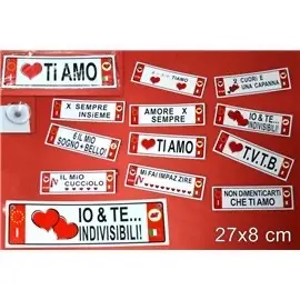SV Targa Adesiva San Valentino 12 pz.