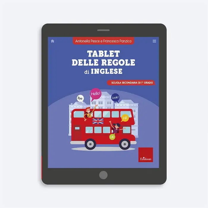 Tablet delle regole di inglese