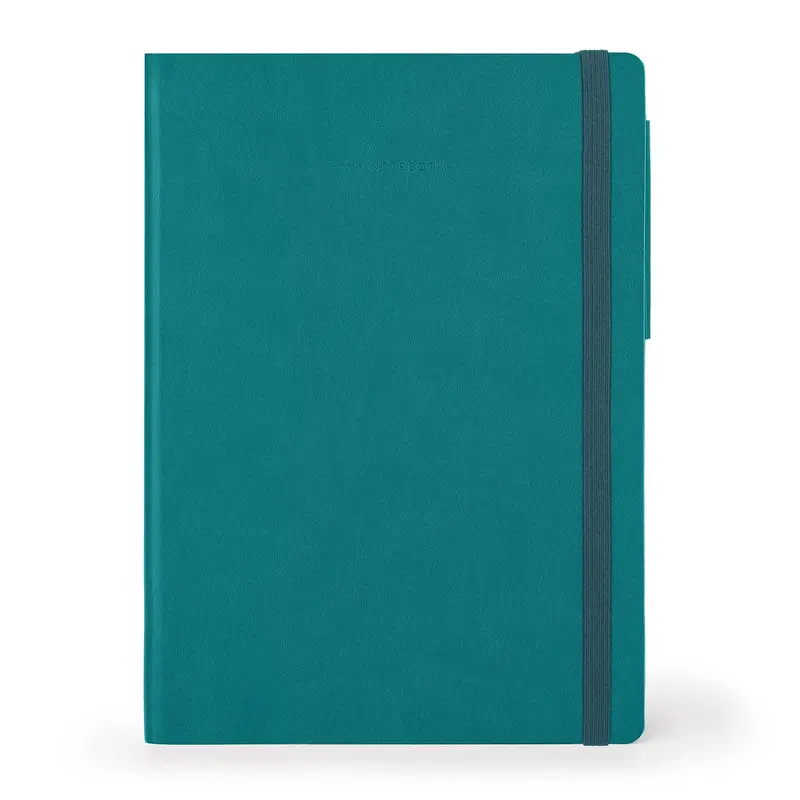 Taccuino a Righe con Copertina Morbida Large - Malachite Green - My Notebook