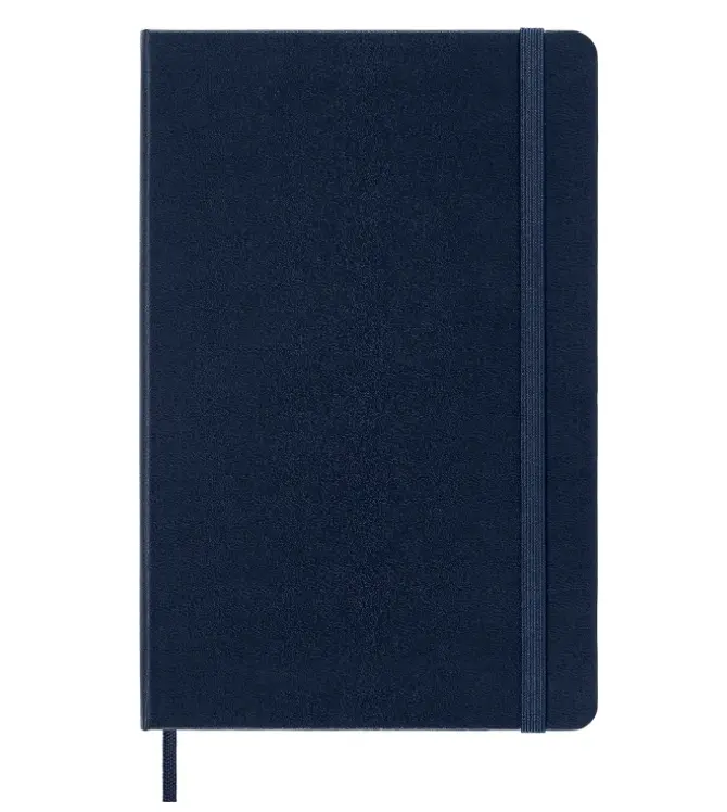 Taccuino Large Rigido Pagina Bianca Blu Zaffiro