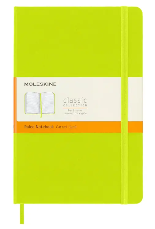 Taccuino Large Rigido Pagina Rigata Verde Lime