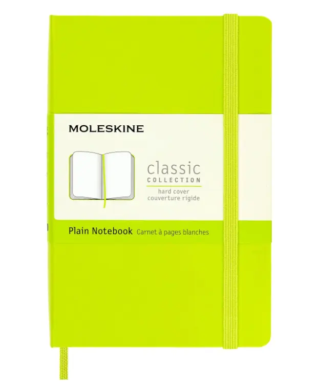 Taccuino Pocket Rigido Pagina Bianca Verde Lime