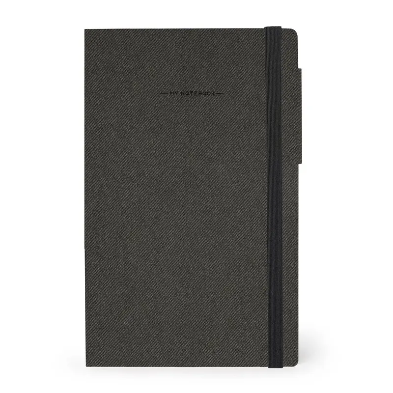 Taccuino Puntinato con Copertina Morbida Medium - Deep Graphite - My Notebook