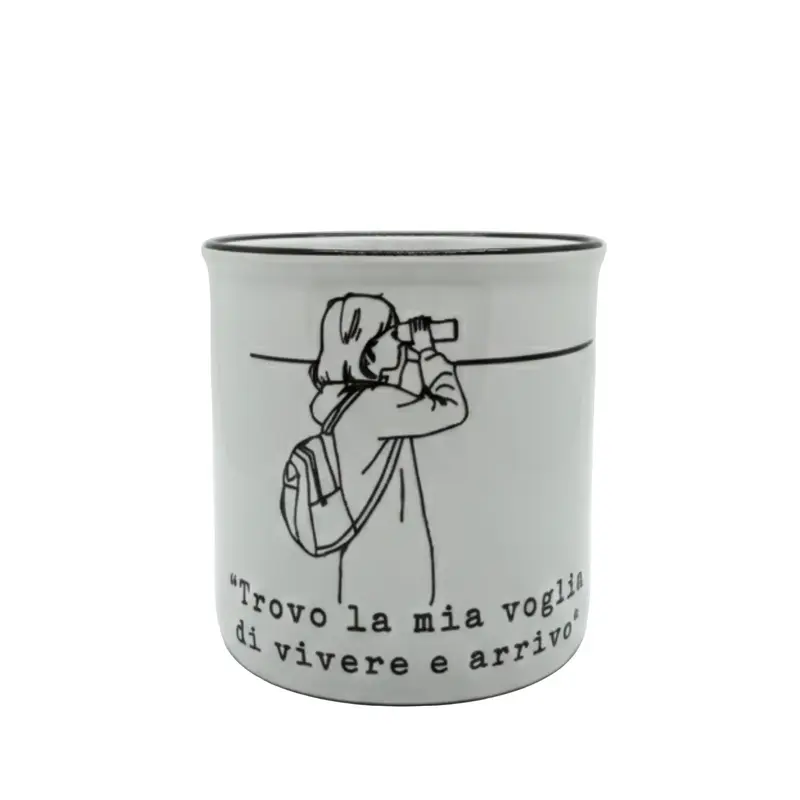 Tazza ironica “Voglia di vivere” – 300 ml