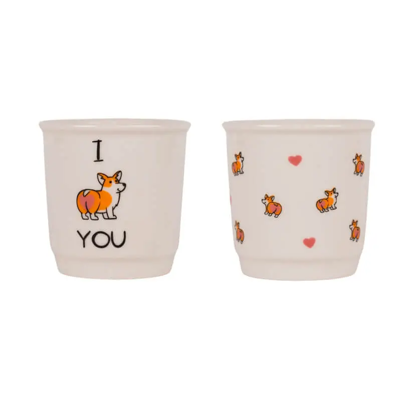 Tazzine Caffè Simpatiche Cane Corgi