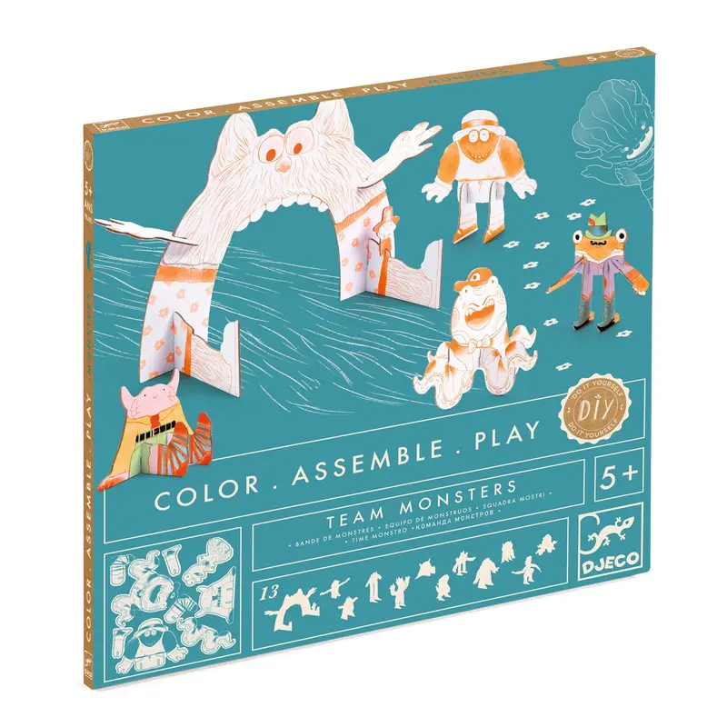 Team Monsters - Color Assemble Play