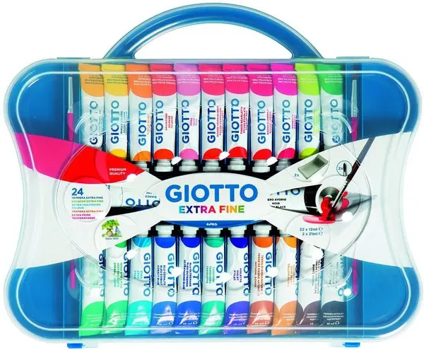 Tempera Giotto 24 colori 12ml