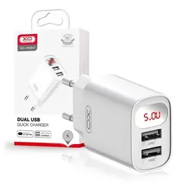 TF Caricatore XO a muro L95 2,4A 2 USB con display