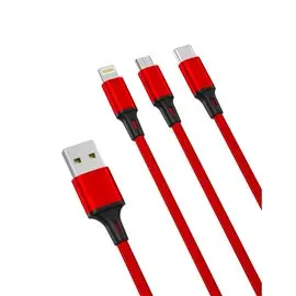 TF Cavo XO NB173 USB/Lightning+Type-C+Micro 2.4A