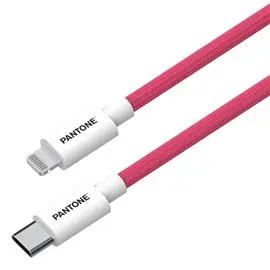 TF Pantone Cavo PT-CTL002-5P MFi Lightning/Type-C 1,5 mt. Rosa